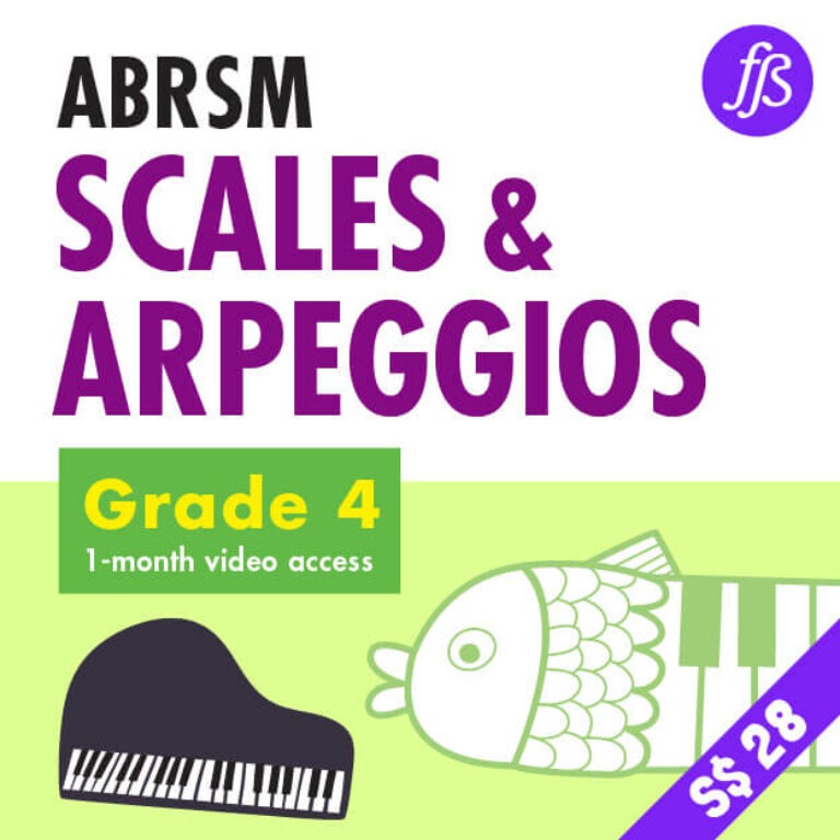 ABRSM Grade 4 Piano Scales and Arpeggios fingerssmart